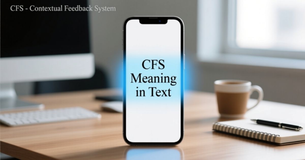 CFS Meaning in Text