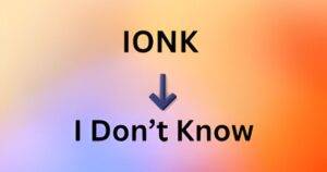 IONK Meaning in Text