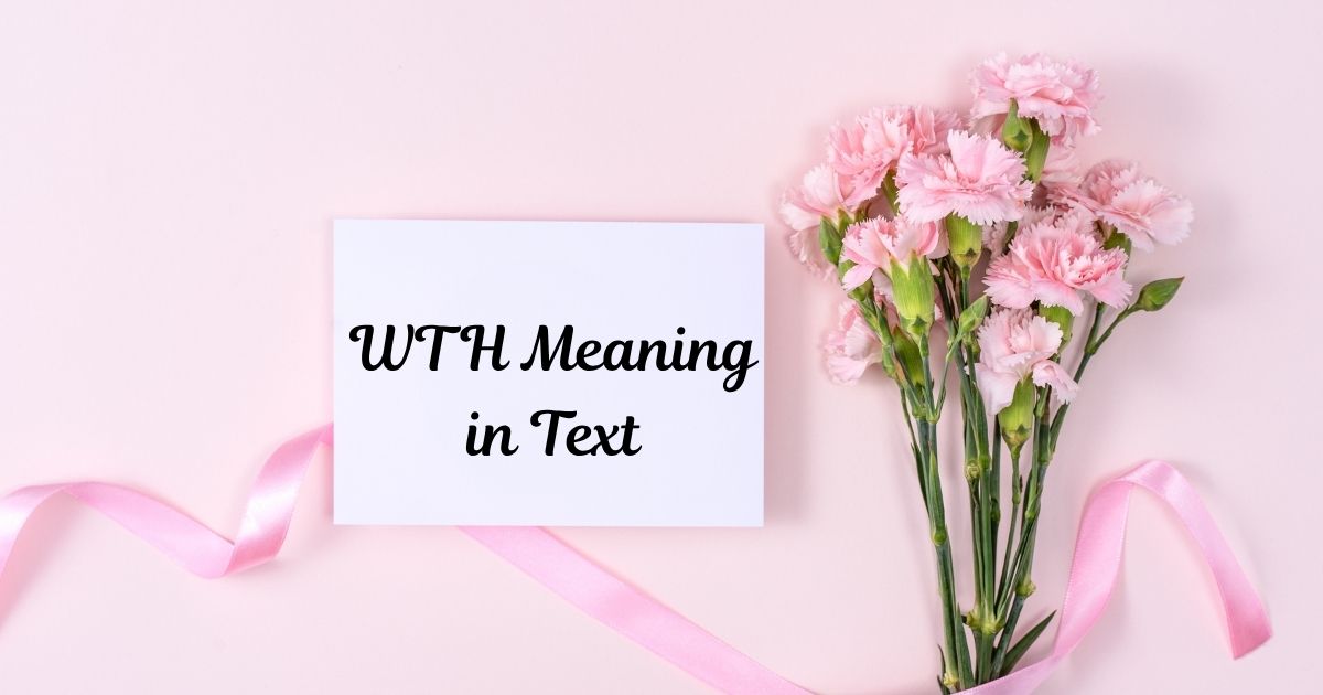 WTH Meaning in Text