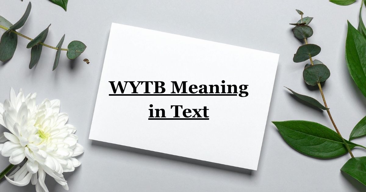 WYTB Meaning in Text