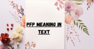 PFP Meaning in Text